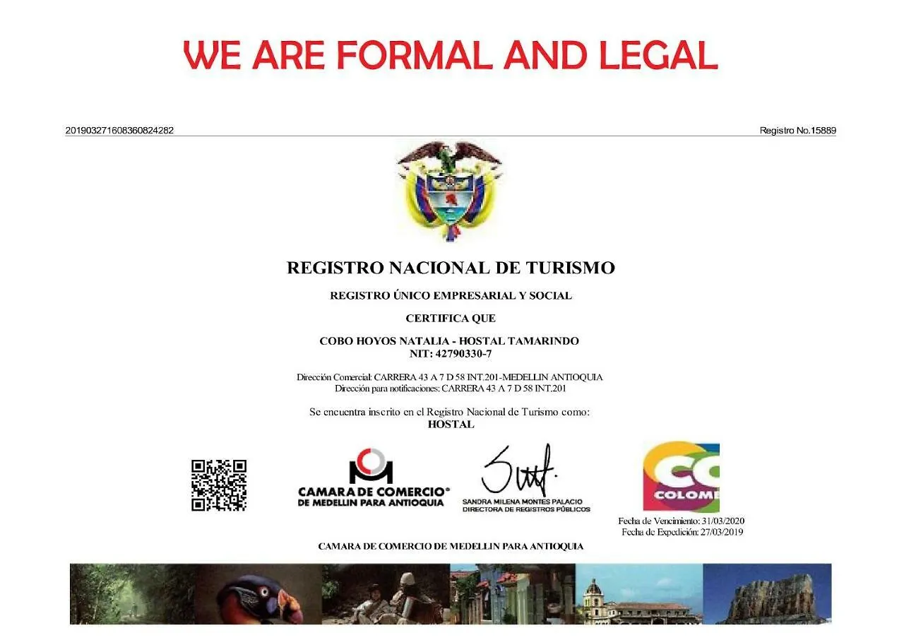 Hostel Hostal Tamarindo Inn Medellin